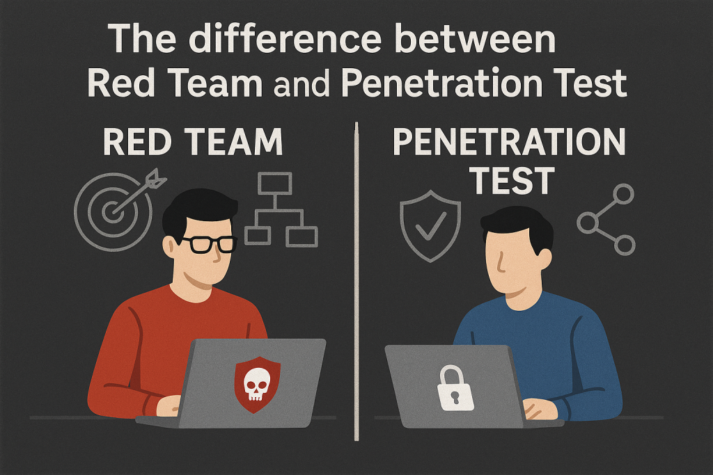 The difference between Red Team and Penetration Test